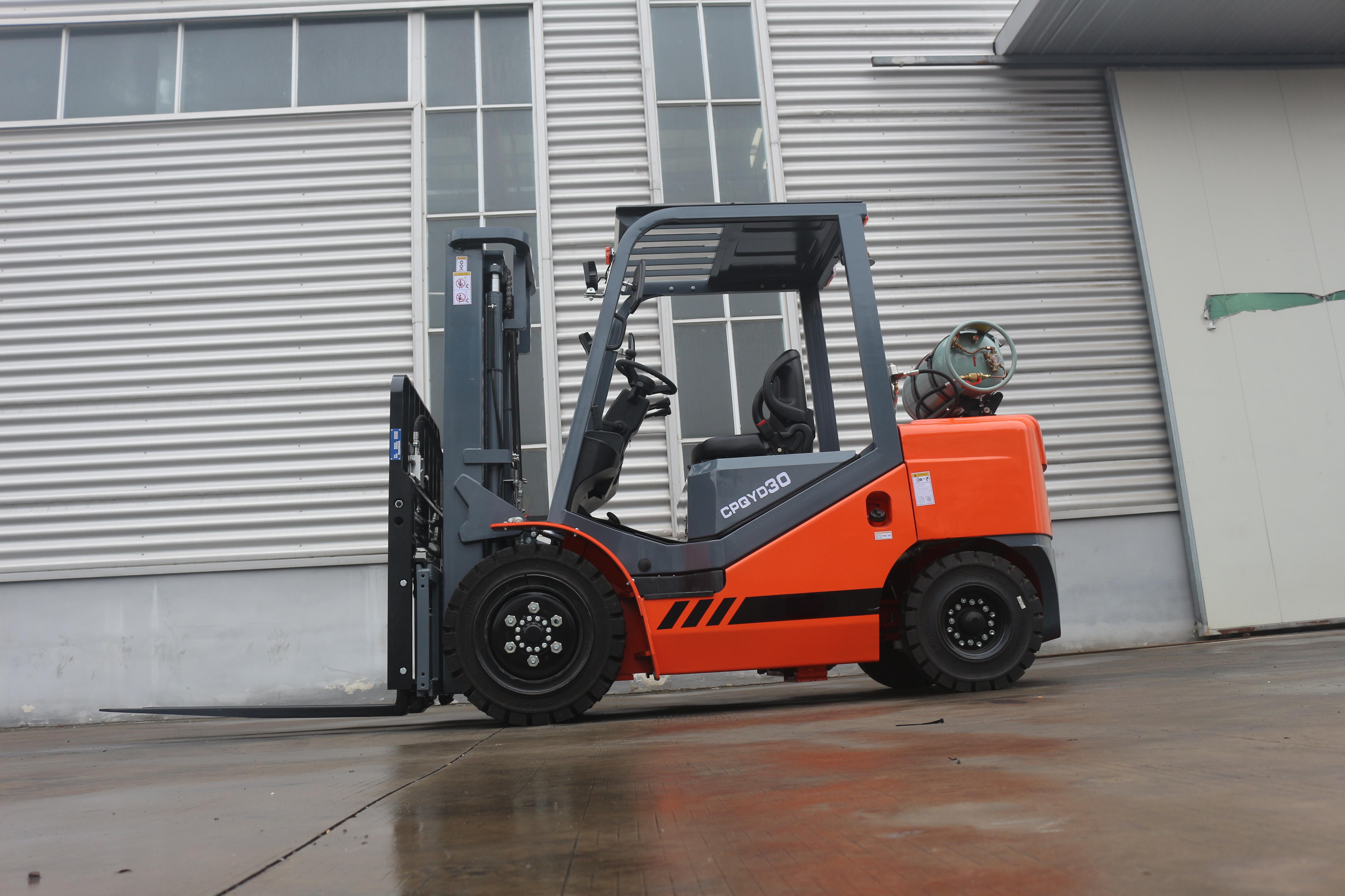 CE EPA Certified Hot Sale 3ton 3.5ton 4ton LPG Forklift Truck Nissan GCT Engine Gas Gasoline Double Fuel Forklift Economy Use