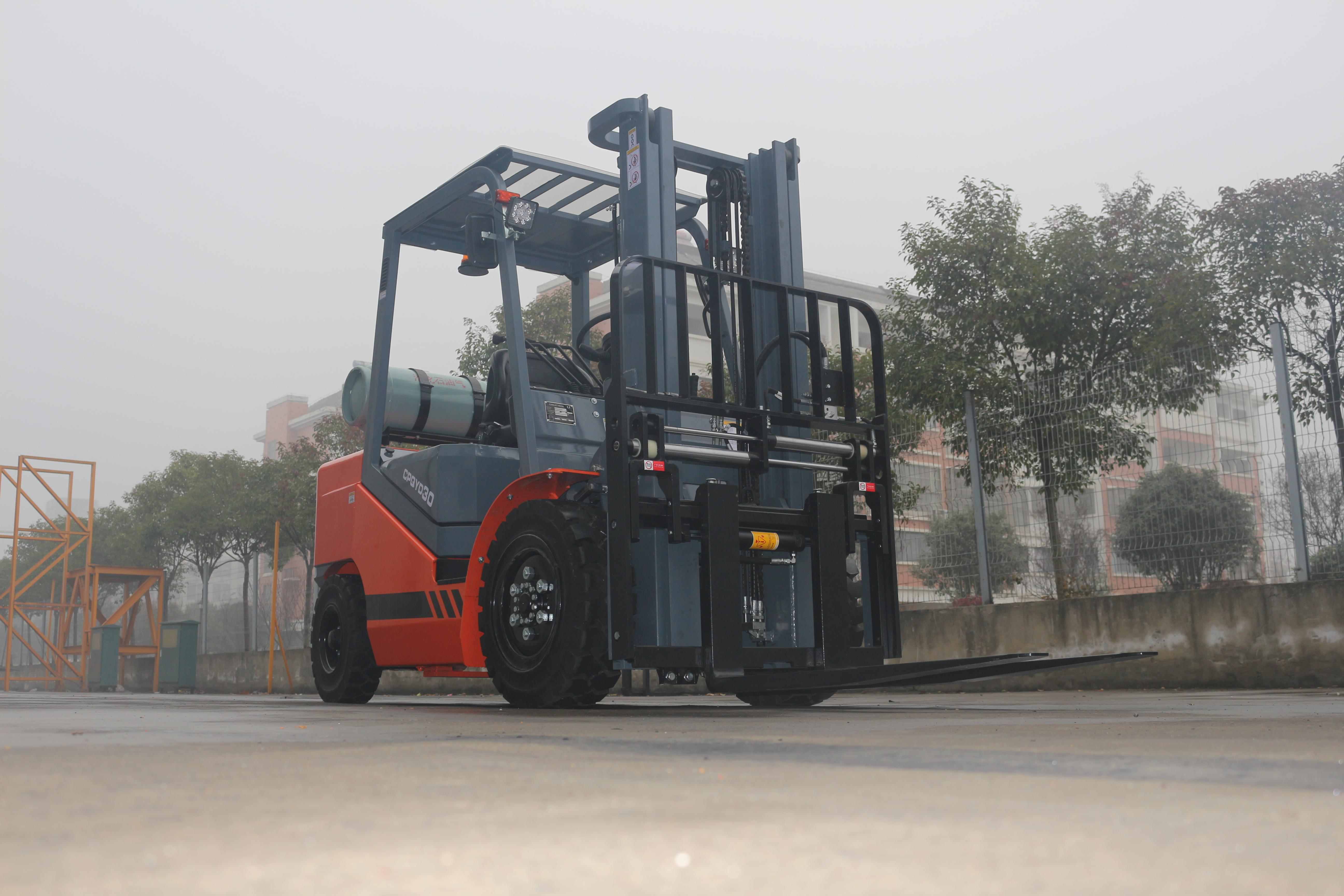 CE EPA Certified Hot Sale 3ton 3.5ton 4ton LPG Forklift Truck Nissan GCT Engine Gas Gasoline Double Fuel Forklift Economy Use