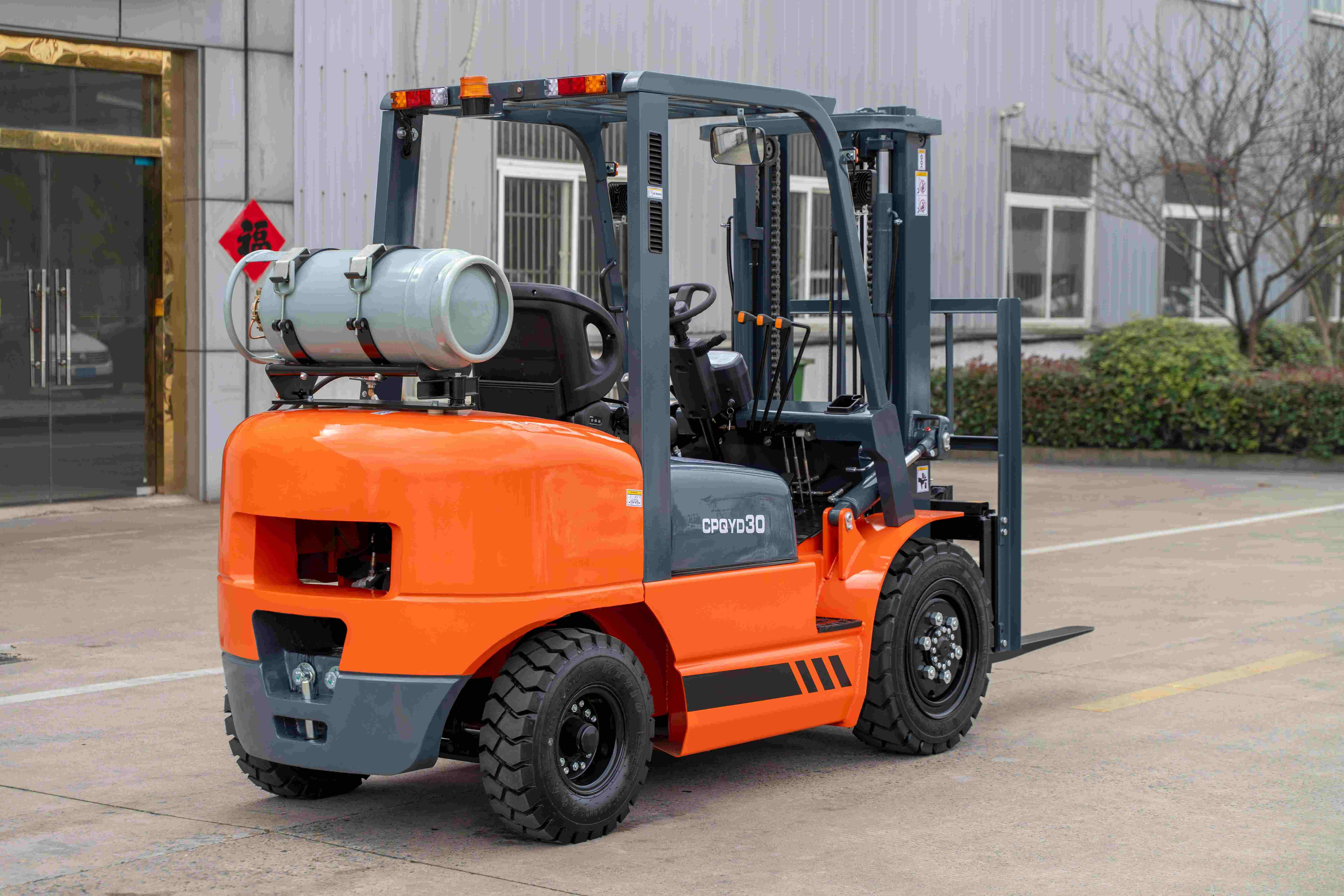 Forklift Trucks 3.5Ton Gas Engine Forklifts LPG Spare Parts Provide Ce