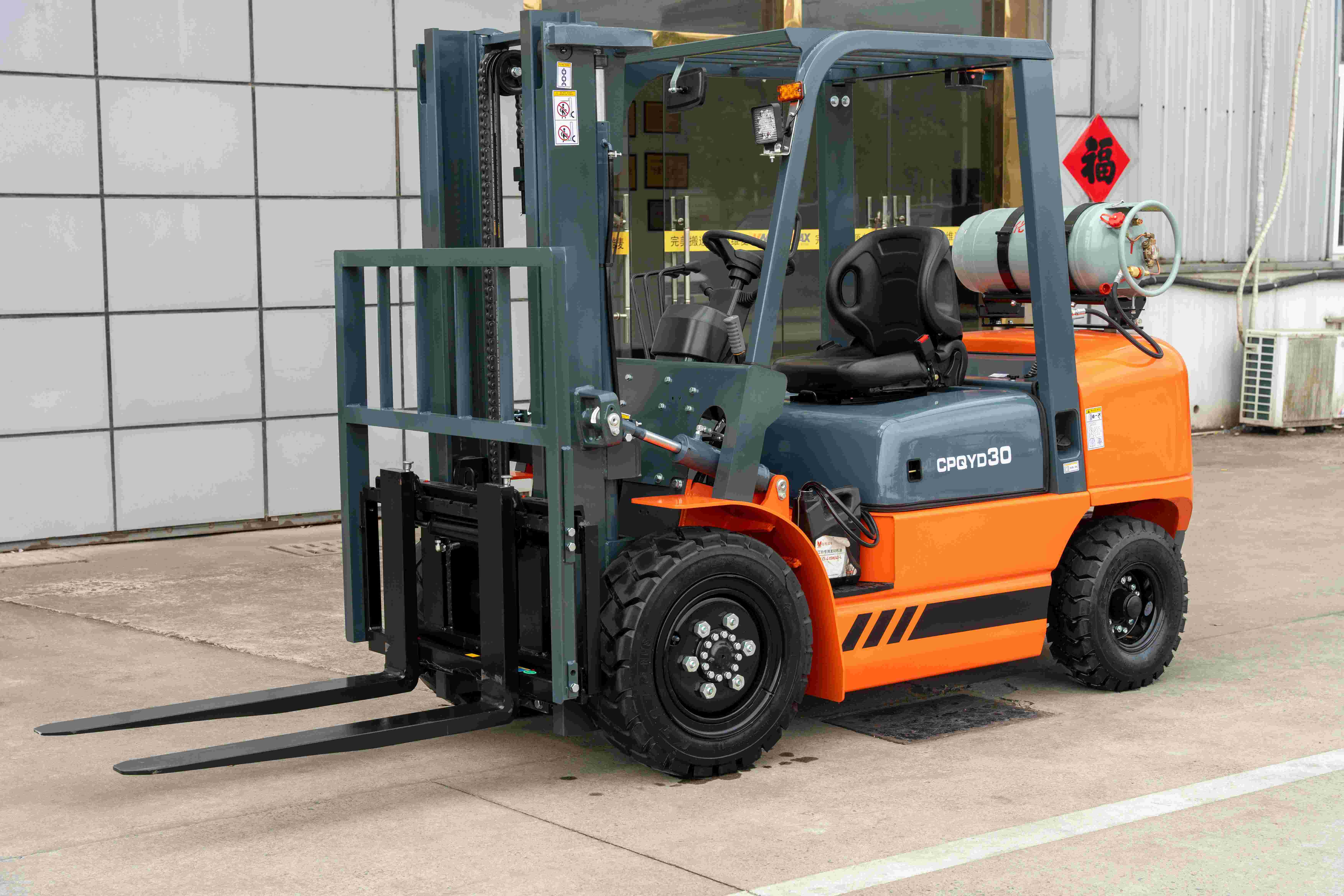 Forklift Trucks 3.5Ton Gas Engine Forklifts LPG Spare Parts Provide Ce