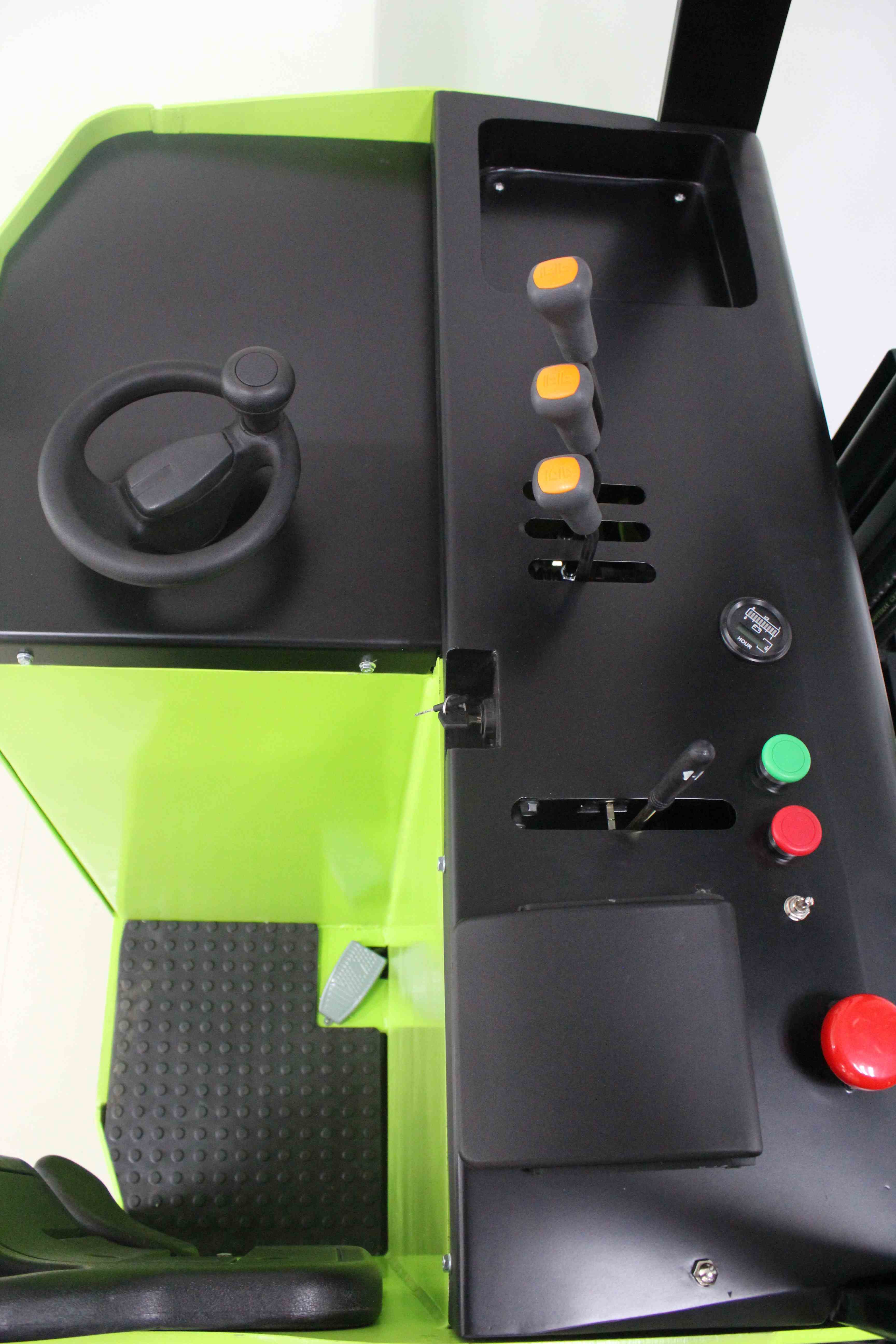 Viwint CQD15D-45S Side Standing Type Electric Reach Forklift Stacker Reach Truck