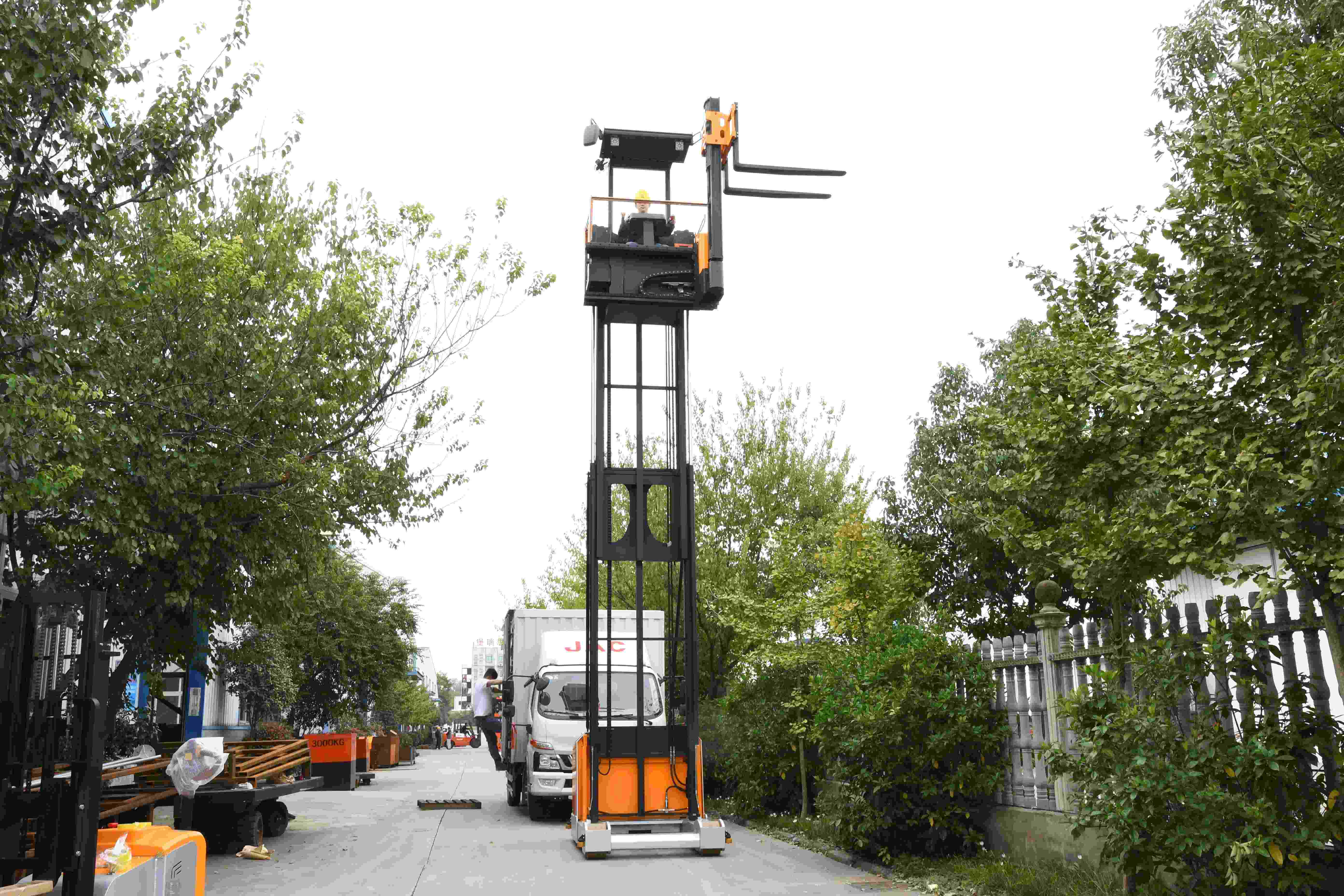 Wholesales Narrow Aisle CDMX15-70S Material Handling Equipment VNA Electric 3 Way Pallet Stacker