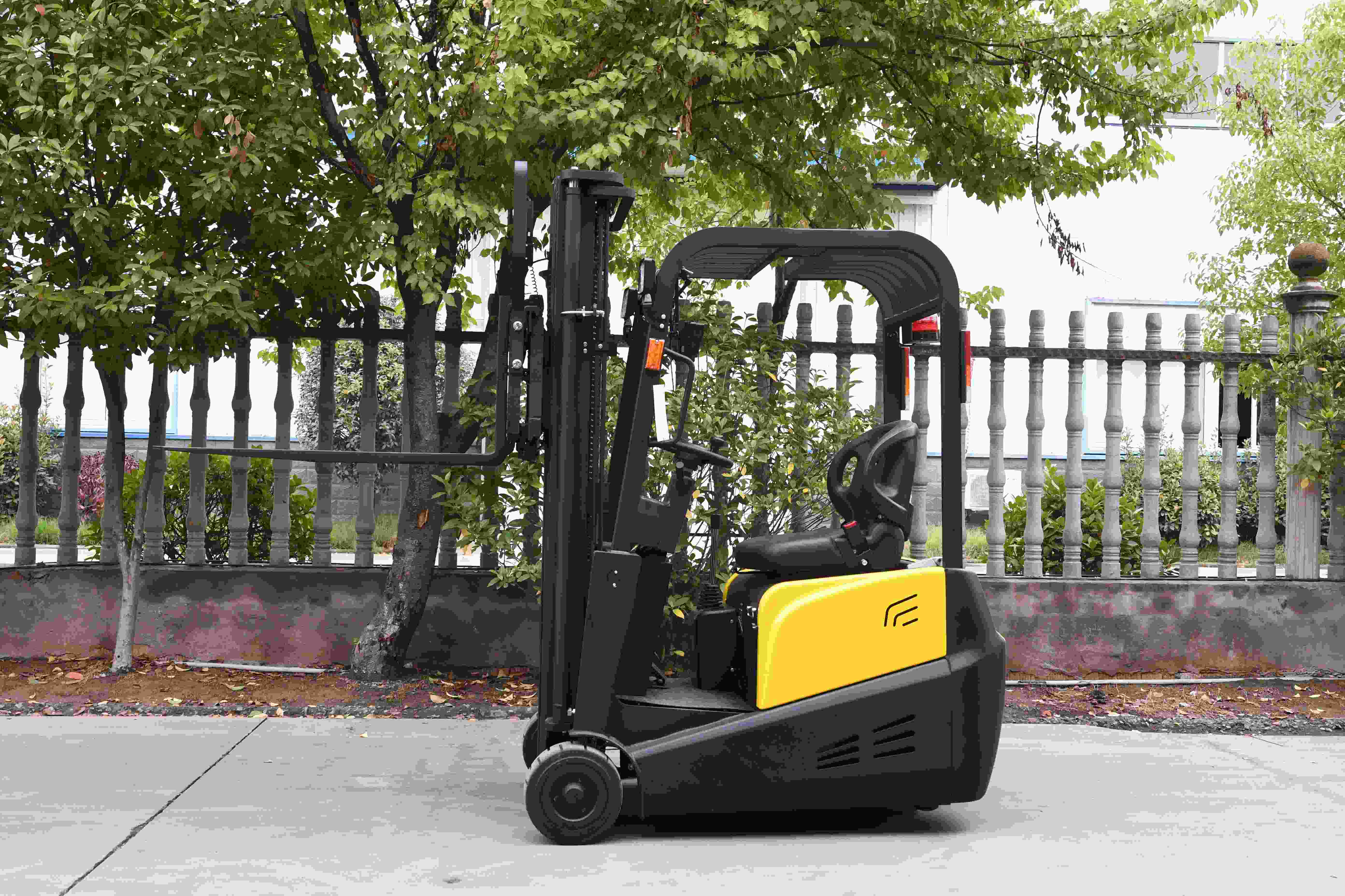 CE Certificate 1Ton Mini Lithium Battery Lead-acid Battery CPDA10-40S Electric Forklift With 3 Stage Mast