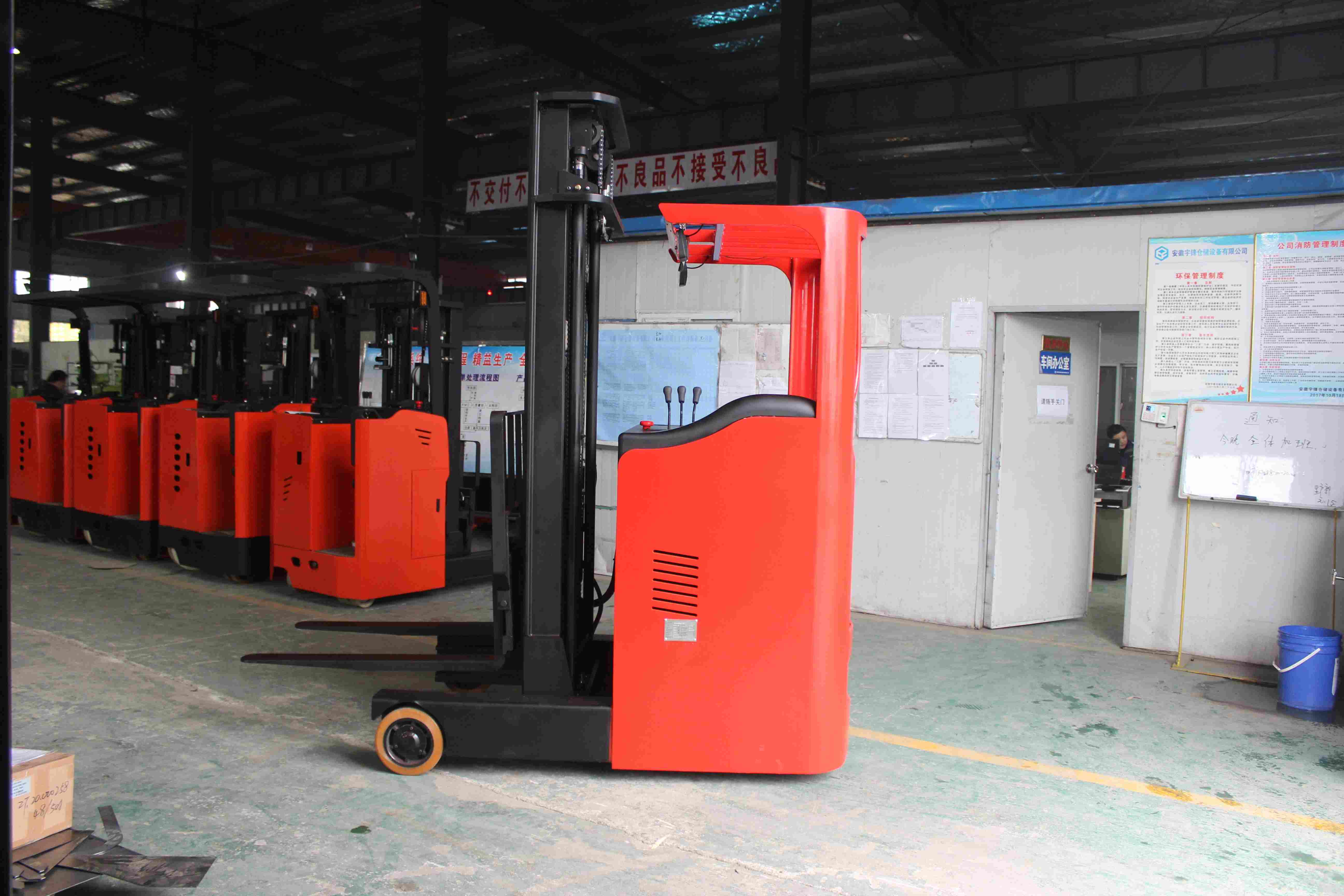 2ton CQD20-30 Electric Reach Forklift AC Motor 48V Voltage Reach Truck Warehouse Stacking Equipments