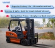 2000kg Short Wheelbase Electric Reach Forklift Multi-Directional 4-D Stand Drive Four-Directionality for Optimal Versatility