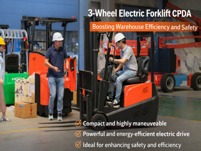 3-Wheel Electric Forklift CPDA– Agile, Efficient, Safe