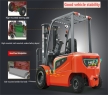 Heli Forklift CPD15 H4 Series 1.5Ton Electric Forklift Lithium-ion Battery Powered Operated Fork Lift Truck