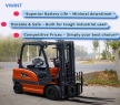 2000kg Short Wheelbase Electric Reach Forklift Multi-Directional 4-D Stand Drive Four-Directionality for Optimal Versatility