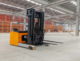 Warehouse Stacking Equipments CQDE20-75S Electric Reach Truck Battery Powered Reach Forklift