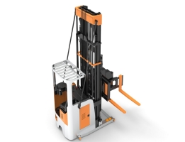 3m-10m Lifting Height Battery Operated 1.5Ton 3 Way CDME15-75S Electric Pallet Stacker VNA Forklift