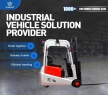 Warehouse Electric Forklift With AC Motor CPDA15-30 Self-loading Battery Powered Optional Attachments