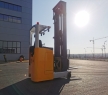 Seated Type 1.5ton CQDE15-50S Full Electric Reach Truck Three-stage Mast Reach Forklift for Warehouse Usage