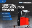 Standing-on CQD15-60S Reach Truck With Capacity of 1500kg Narrow Working Quiet Operation and High Stability