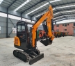 Free Shipping Mini Excavator 2Ton CE EURO 5 EPA Kubota Engine Bagger Small Crawler Excavator Digger Home Excavators