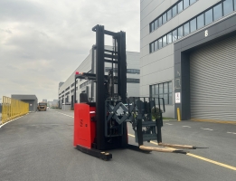 1.5Ton Double Deep CQD15X--50S Scissor Industrial Warehouse Using Electric Reach Truck Forklifts