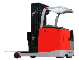 High Efficiency CQD15-30 Battery Powered Stand Type Electric Reach Forklift 48V Electric Reach Truck
