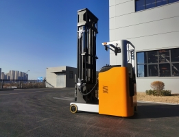 2tons Electric Reach Truck CQDE20-40S Seated Operation Reach Forklift Material Handling Equipments