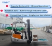 3-wheel Electric Forklift CPDA15-30 Electric Forklift Lifting Truck CE Certificate With Side Shifter Warehouse Used Forklift Stacking