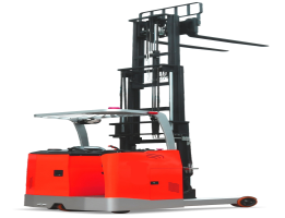 Electric Reach Truck 24V 2ton Sit-Down Type Hydraulic Forklift with Side Shifter Function Option Electric Forklifts