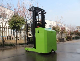 Electric Pallet Stacker (Middle Level Order Picker) Standing Posture Forklift 1.0Ton_复制