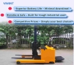 New Models 1.5 2.0 2.5Ton Lightweight Stand Counterbalanced Pallet Stacker Truck Electric Forklift
