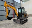 Mini Excavator EPA Euro 5 Kubota Engine 3.5Ton 3500kg Hydraulic Farm Small Excavator SY35U for  Crawler Small Digger Farm