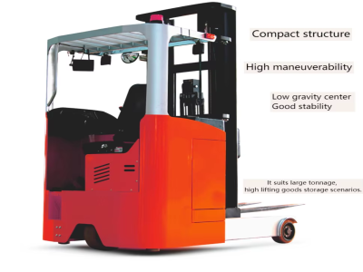 Electric Reach Truck Suitable For The Items With Large Tonnage High Lifting