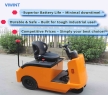 VIWINT Electric Tug Tow Tractor Small Enclosed Cabin Baggage Mover Powered Pallet Truck for Retail Machinery EPQB