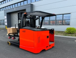 Forklift Truck CQD15X--30 Double Deep Scissor Lift Electric Reach Truck Forklift 1070mm Forks