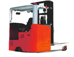 Electric Reach Truck 1.5ton CQDE15-70S Electric Reach Forklift 48V Battery Voltage Easy Operation