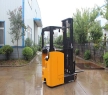 Warehouse Stacking Equipments CQDE20-75S Electric Reach Truck Battery Powered Reach Forklift