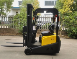 CE Certificate 1Ton Mini Lithium Battery Lead-acid Battery CPDA10-40S Electric Forklift With 3 Stage Mast