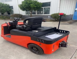 VIWINT Electric Tug Tow Tractor Small Enclosed Cabin Baggage Mover Powered Pallet Truck for Retail Machinery EPQB