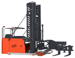 6M 1.5Ton Electric Pallet Stacker Three-way Stacking Forklift Seated Type CDDM15E-60S