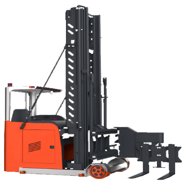 6M 1.5Ton Electric Pallet Stacker Three-way Stacking Forklift Seated Type CDDM15E-60S