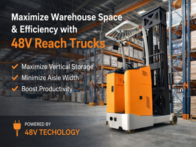 48V Reach Truck: The Next Generation Solution for High-Density Warehousing