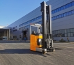 Seated Type 1.5ton CQDE15-50S Full Electric Reach Truck Three-stage Mast Reach Forklift for Warehouse Usage