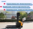 Battery Operated Pallet Stacker Walkie Forklift Electric Stacker 1.5Ton